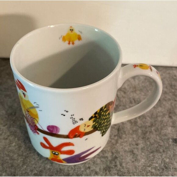 2 Adorable Chicken Themed Fun Mugs  #1825 - Picture 5 of 8